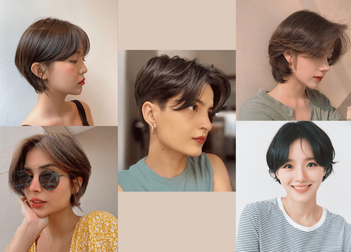 kiểu tóc ngắn hot trend